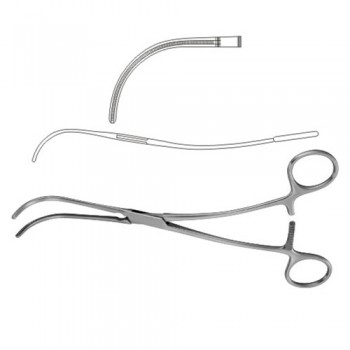 DeBakey-Bahnson Atrauma Aneurysm Clamp Stainless Steel, 24.5 cm - 9 3/4"